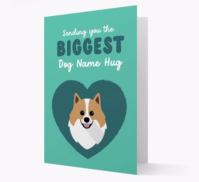 Biggest Hug: Personalized {breedFullName} Card